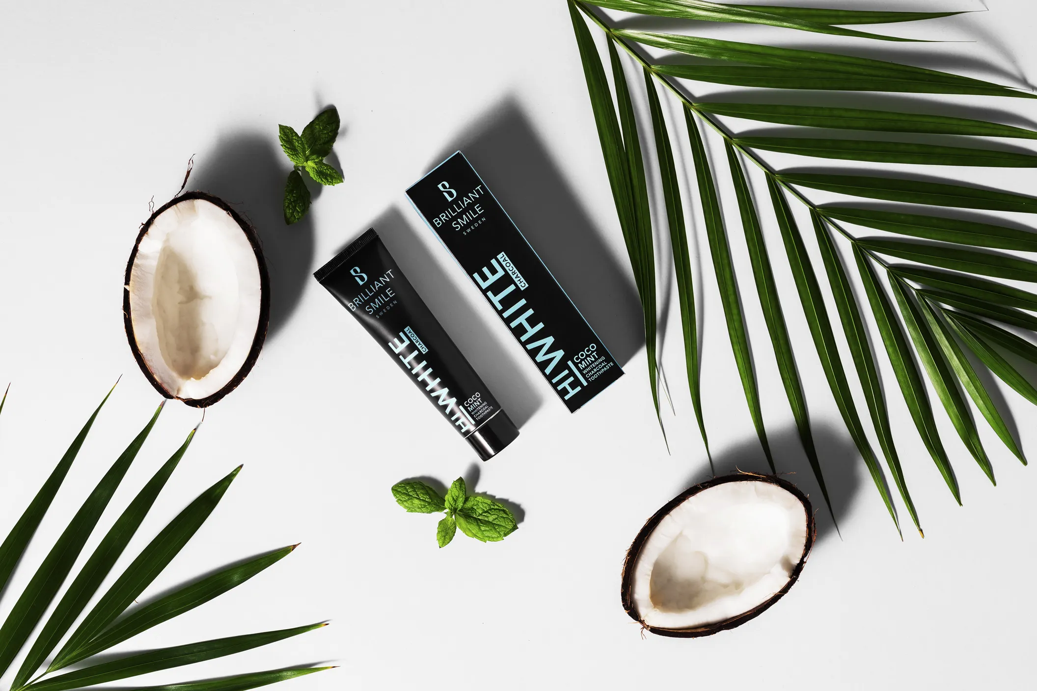 Coconut mint toothpaste